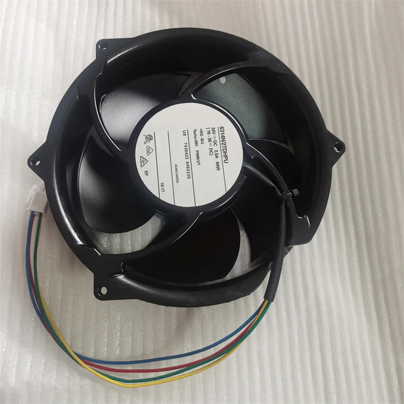 

осевые вентиляторы 6314N/2TDHPU 172x51mm 24VDC, 318CFM 3.5A 84W 4pin DC охлаждающие вентиляторы