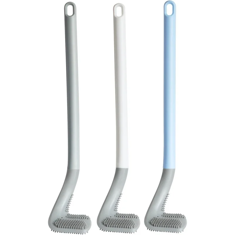 1Golf-Themed Toilet Brush Set，Toilet Cleaning Brush，Flexible and Extendable Handle Toilet Brush，360 Deep Cleaning Toilet Brush，Q