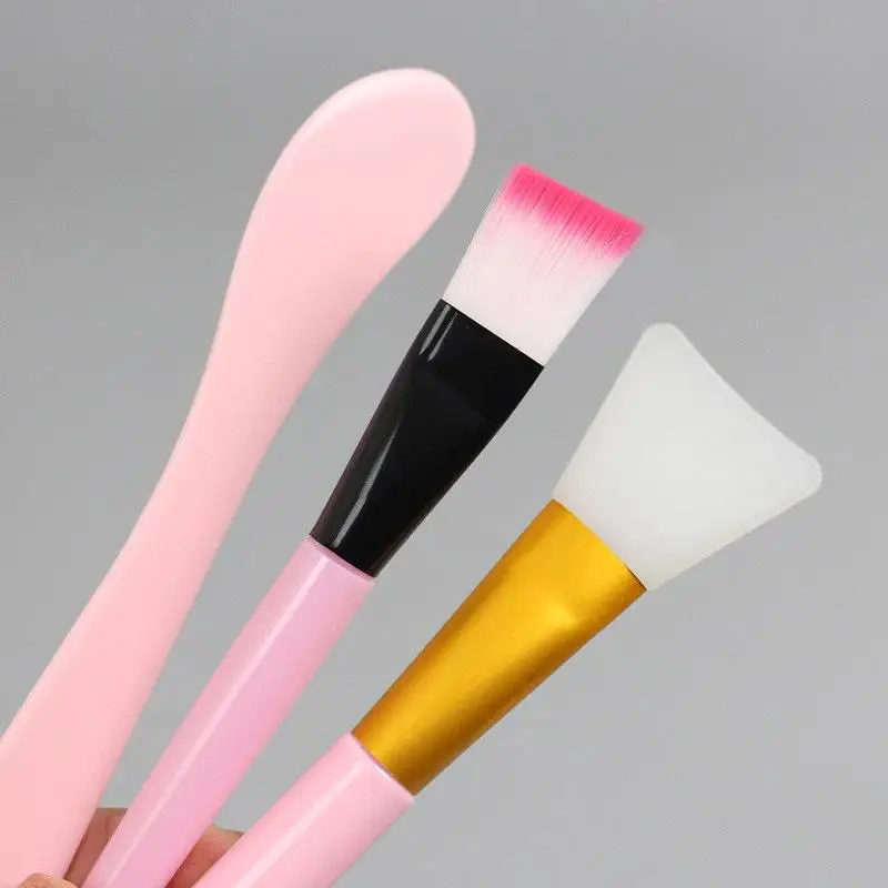 7-teiliges DIY Gesichtsmasken-Mischset: Schüssel, Spatel, Silikonpinsel und Löffel für Gesichtsmasken – Detail 4
