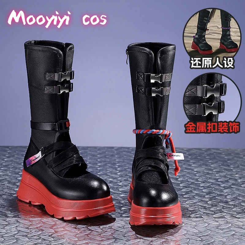 

Newly Rossi Cosplay Shoes Halloween Christmas Comic Exhibition Game Arknights Endfield Cute Shoes Size 36-39 Exquisite Shoes