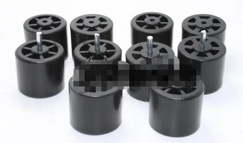 Rueda de soporte para máquina de bandas de bordes, accesorios para máquina de bandas de bordes automática, rueda de Soporte redondo fluido, 28x3x26, 10 piezas