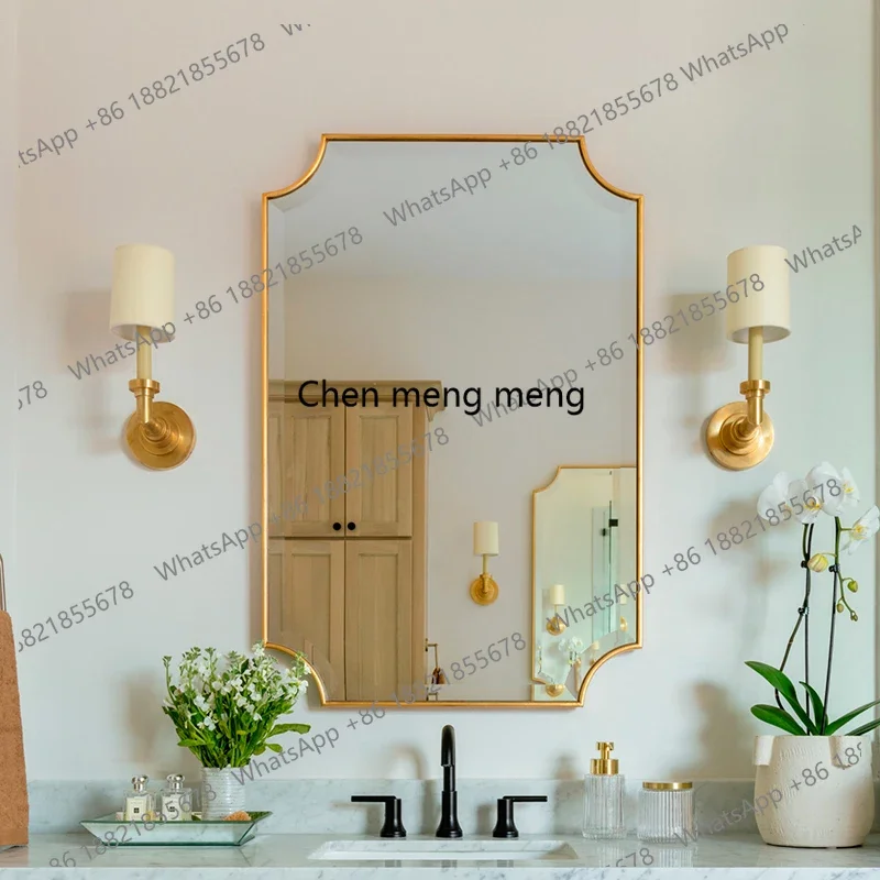 Simple and versatile bathroom mirror design creative European vanity mirror bathroom wall mirror