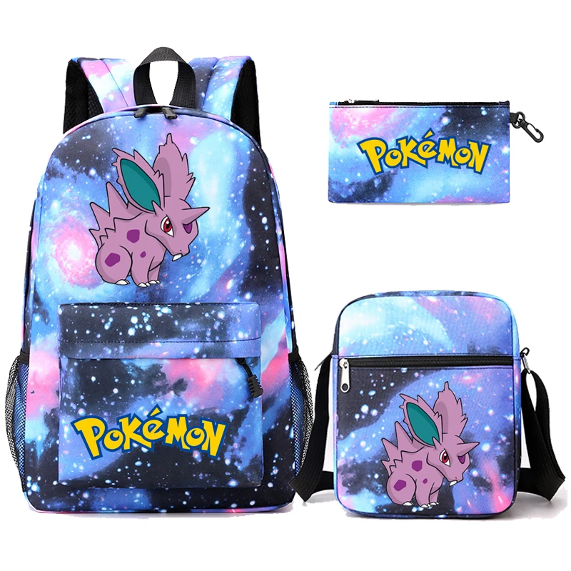 Pokemon Pikachu plecak dla studentek plecak na laptopa Snorlax książka żeńska wodoszczelny tornister Gengar Mochilas