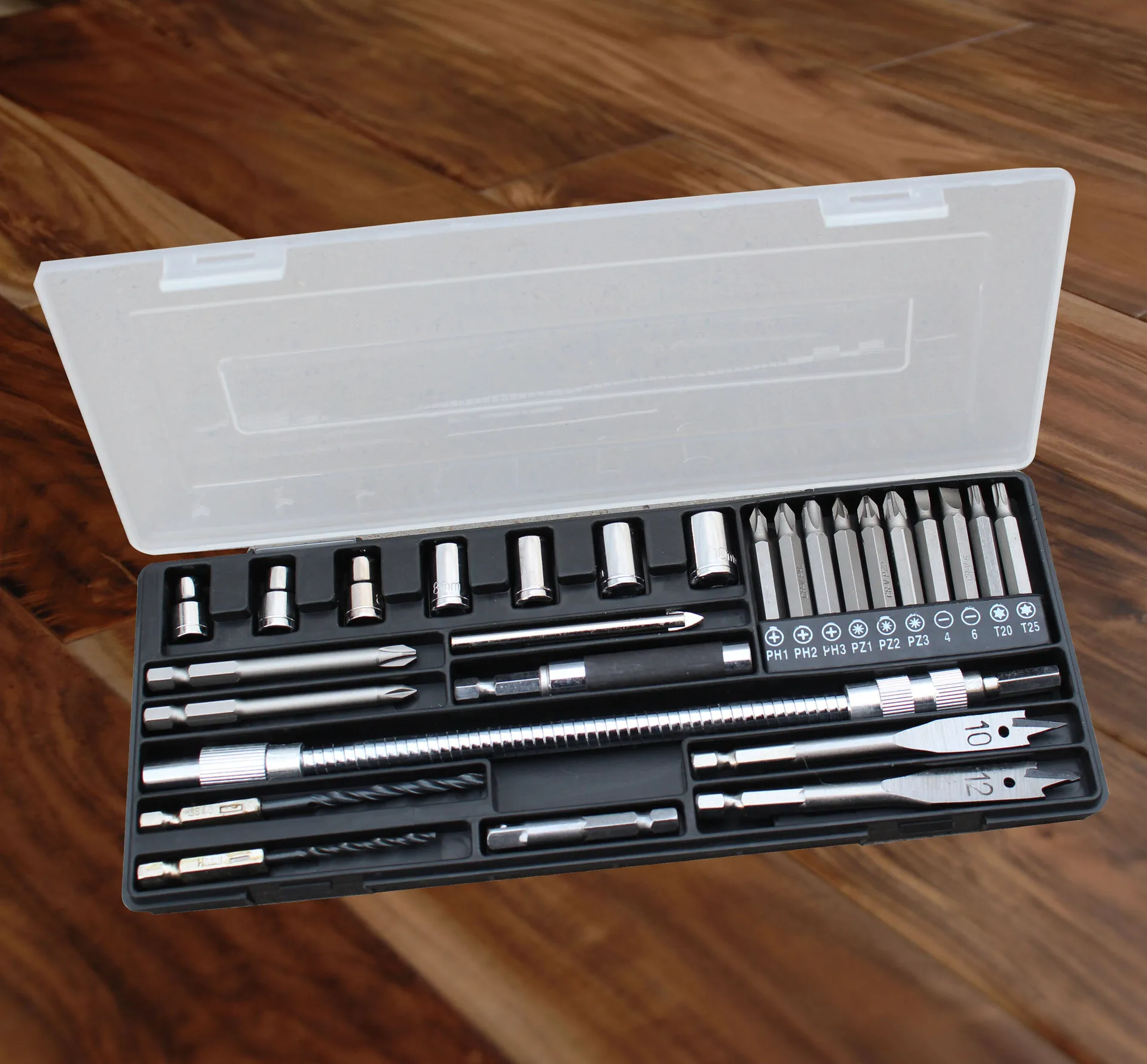 Multifunctional Drill Box Set High Speed Steel Twist Drill Combination Set Tool Hardware Tool Set Power Tools