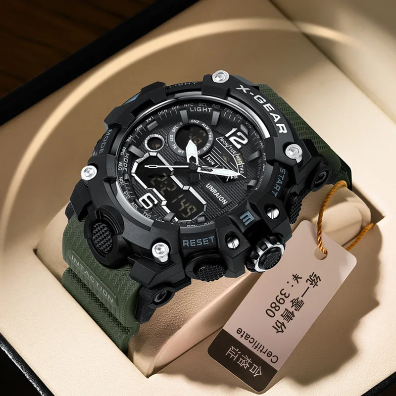 New Tactical Men's Multifunctional Alloy Military Watch