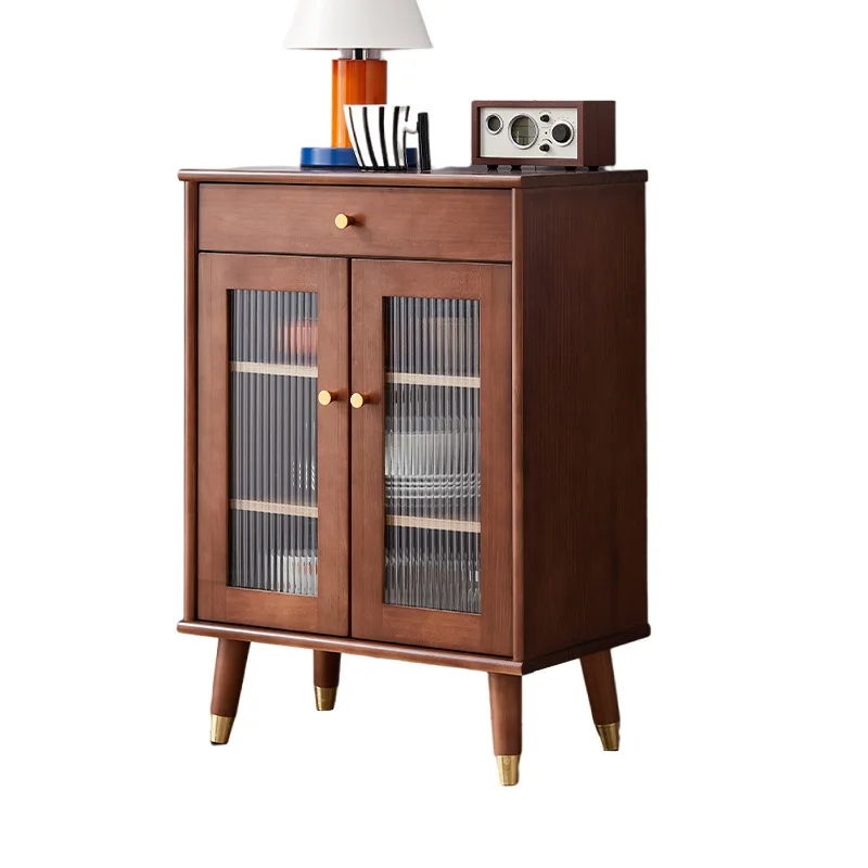 

Обеденный боковой шкаф из цельного дерева, современная простая кухня, гостиная