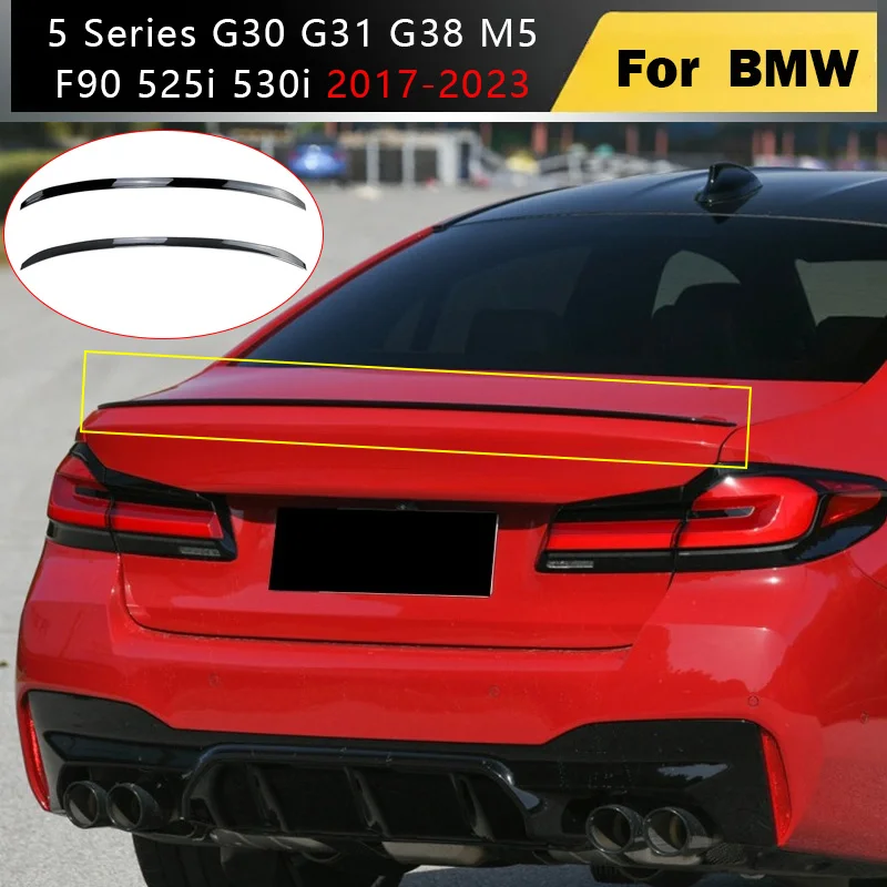 

Для BMW 5 серии G30 G31 G38 M5 F90 525i 530i 2017 2018 2019 2020 2021 2022 2023 Автомобильный задний спойлер на крышу, украшения крыла, комплекты кузова