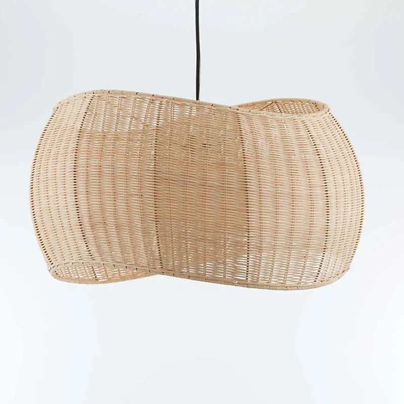 

Nordic Designer Rattan Lamp Creative Handmade Pendant Lights for Restaurant Dining Room Living Room Decor Minimalist Chandeliers