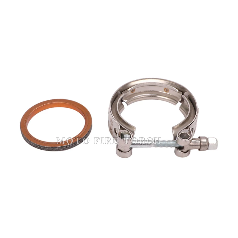 Motorcycle Exhaust Escape Modified Muffler Gasket Hoop Sealed And Fixed Slip On For KTM RC390 DUKE 390 125 250 2017 2018 2019 - Image 2