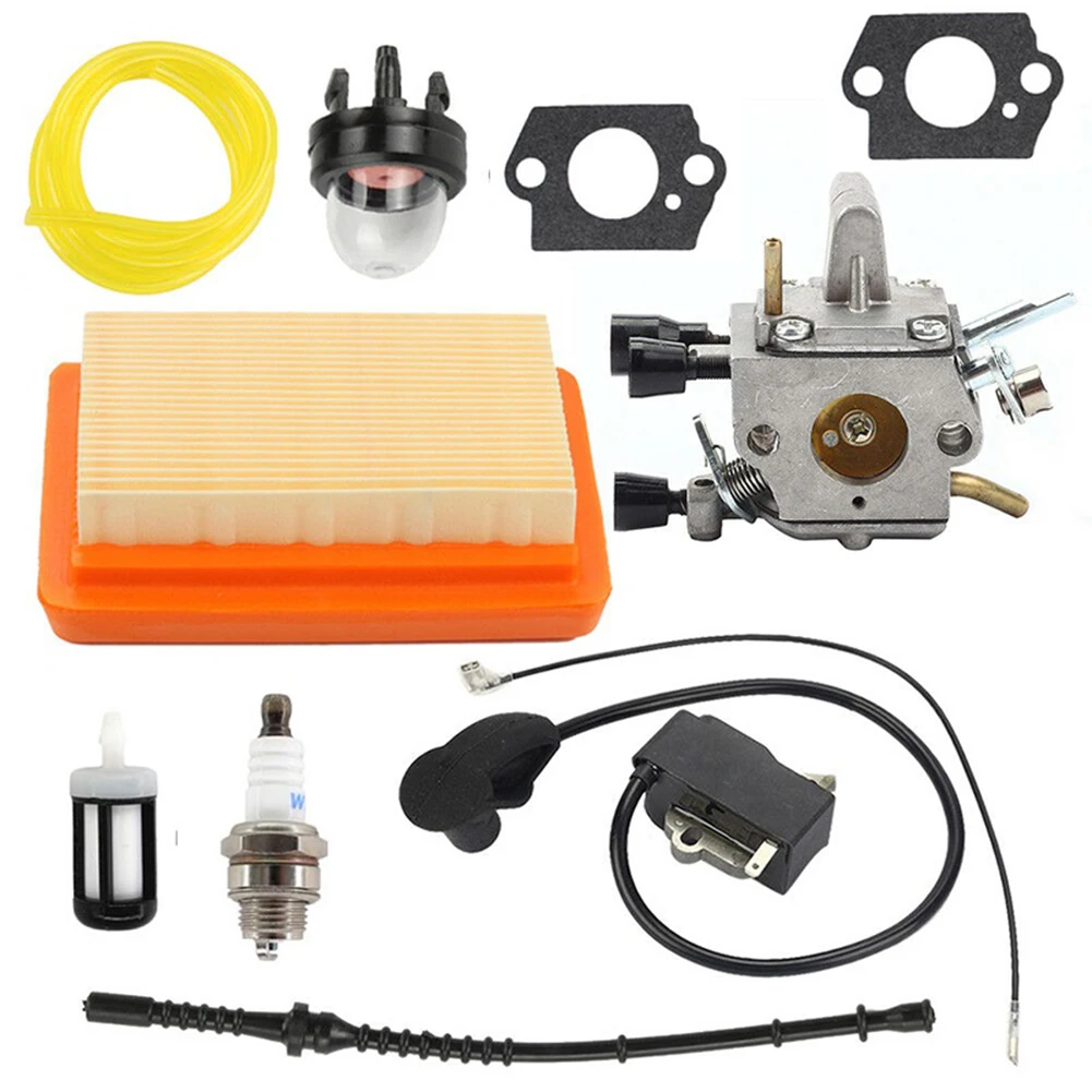 Kit carburatore 1pc per Stihl FS120 FS200 FS250 FS250R FS300 FS350 decespugliatore Trimmer 41341200653 41344001301 41341410300