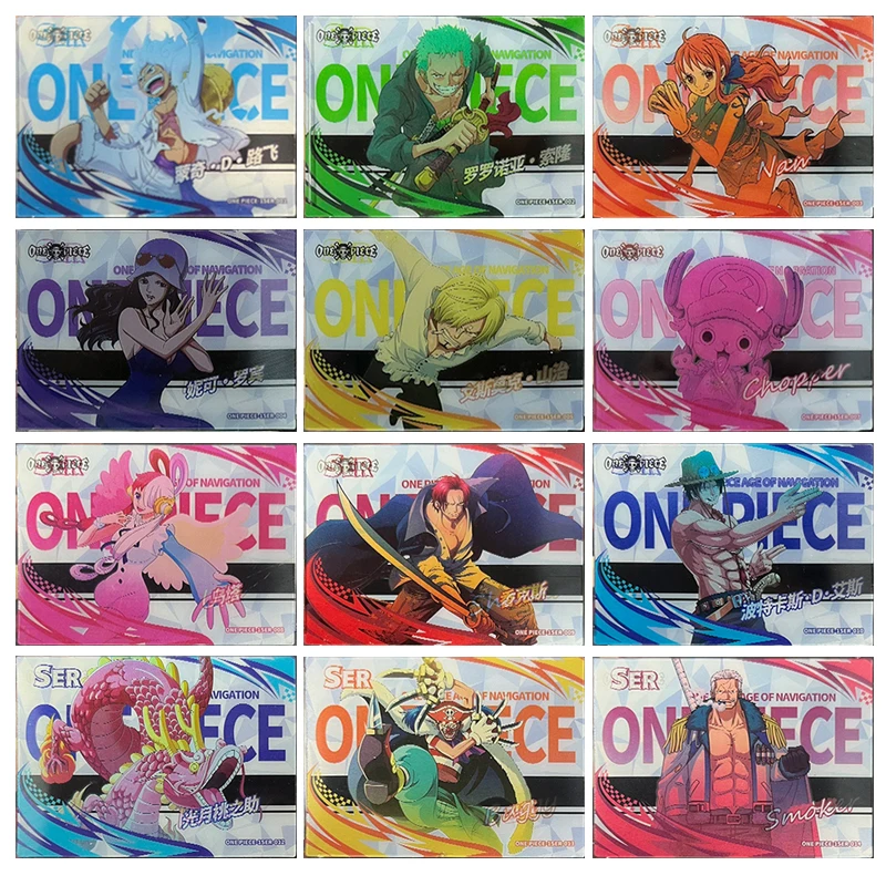 

Японское аниме ONE PIECE SER Monkey D. Luffy Roronoa Zoro Nico Robin Коллекционные карты Рождественские подарки на день рождения Детские игрушки