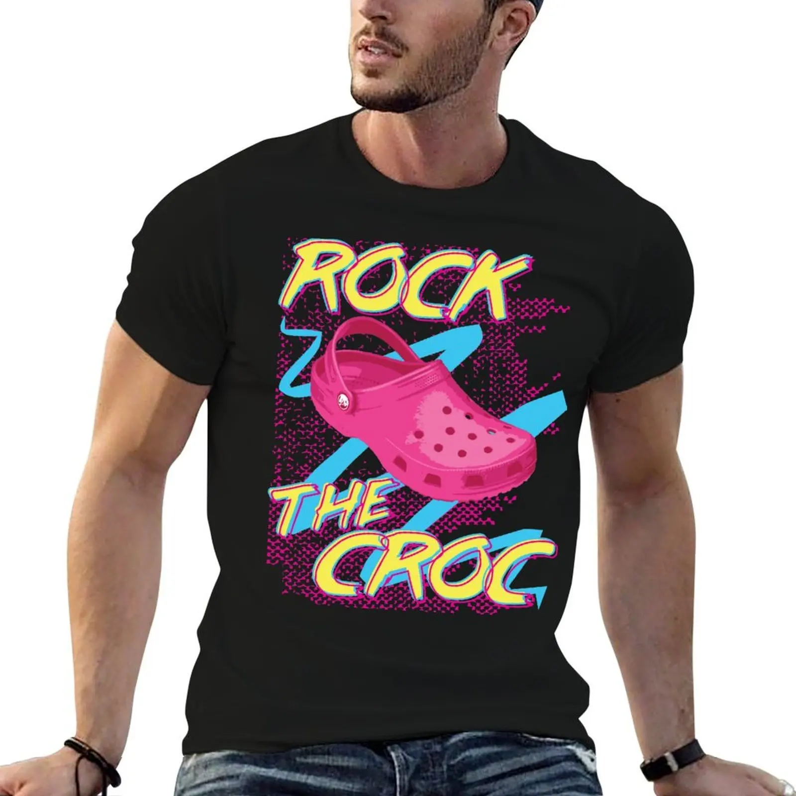 

Rock The Croc T-Shirt t shirt man designer t shirt personalised T-Shirt