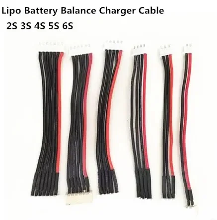 5PCS/lot Lipo Battery Balance Charger Cable1S 2S 3S 4S 5S 6S IMAX B6 Connector Plug Wire Wholesale 150MM