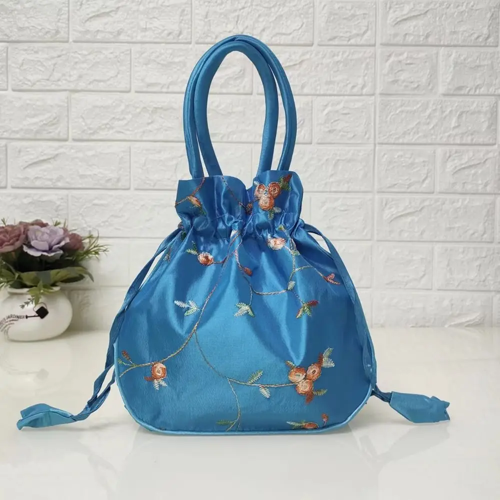 Portafogli Borsa per cosmetici Borse per soldi casual Borse con coulisse Hanfu Borsa per imballaggio Jewerly Piccole borse portaoggetti Borse da donna con fiori
