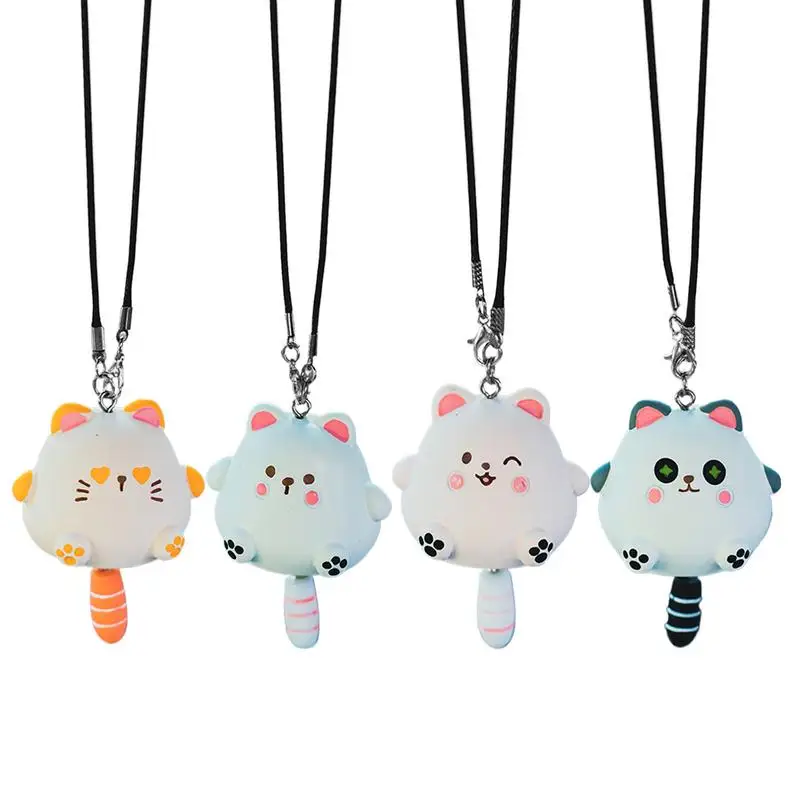 Cat Pendant For Car Cute Kitten Car Rearview Pendant Car Rearview Pendant Decoration Car Hangable Resin Kitten Accessories