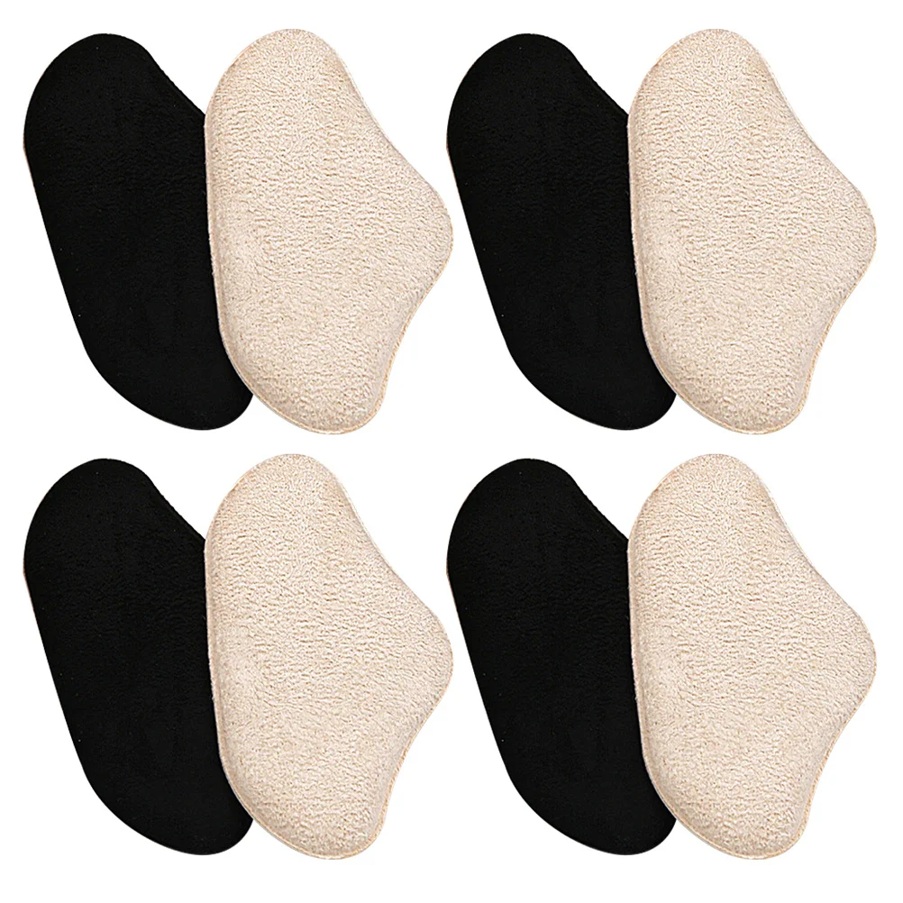 

4Pairs Heel Grips Self-Adhesive Cushion Pads for Big Shoes Soft Comfortable Heel Inserts Pain Relief Cushion for Heels