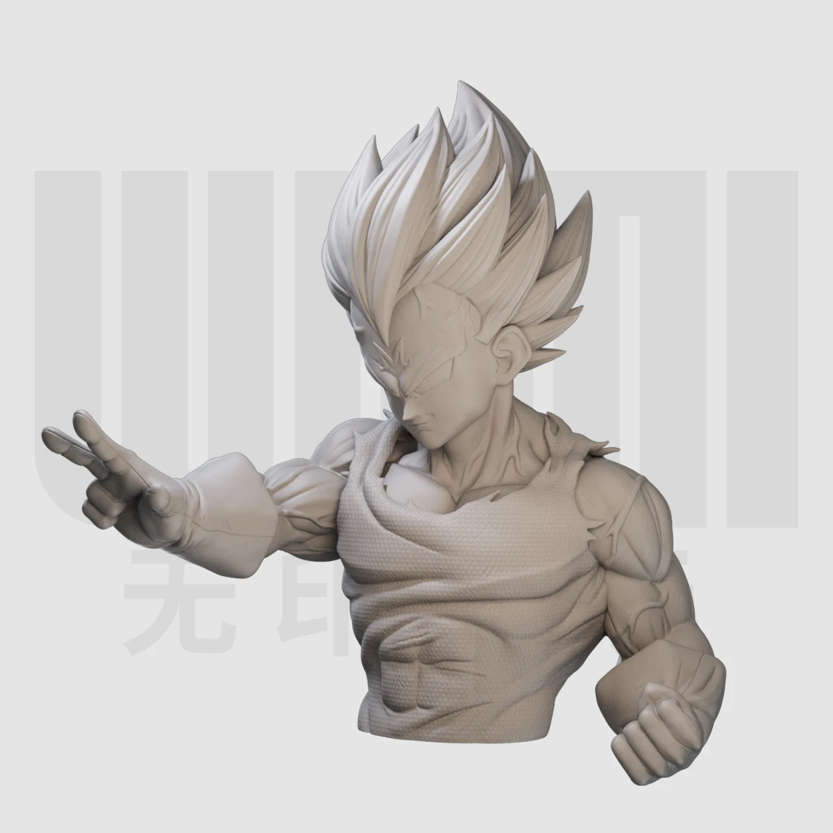 1/10 bust GK resin white mold figure model