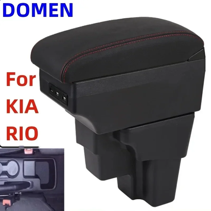 NEW For KIA RIO Armrest Box For KIA STONIC KIA Rio lx Cerato Car Armrest Retrofit part Storage Box Car accessorie USB