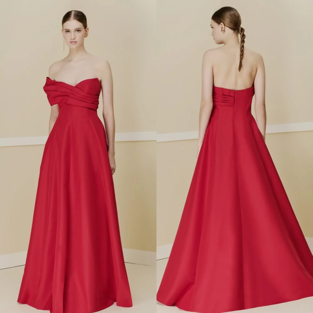 

Customized High Quality Modern Style Pleat Ruched Draped A-line One-shoulder Long Dresses Bespoke Occasion Dresses Matching Sexy