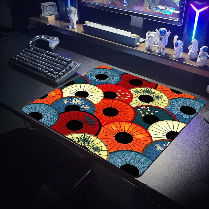 Round Umbrella Water Proof Mouse Pad Gaming Keyboard Pad Pc 400x450mm Desk Mats Gamer Accessories Computer Mousepad Company Rug image 6