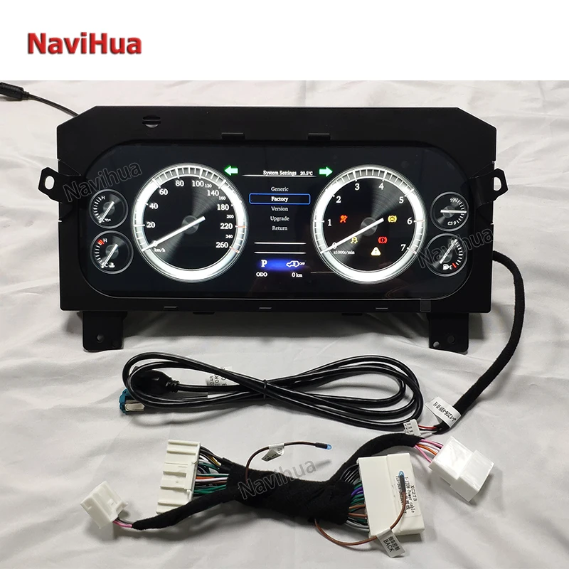 

NaviHua Automotive Dashboard LCD Dashboard 12.3 Inch New Car Tech Digital Instrument Cluster For Toyota Prado 2010-2019