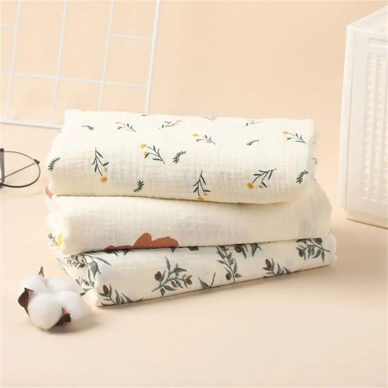 M89C Toalla baño para bebé, mantas guardería para niños y niñas, Manta algodón, manta ligera y suave neutra para niños