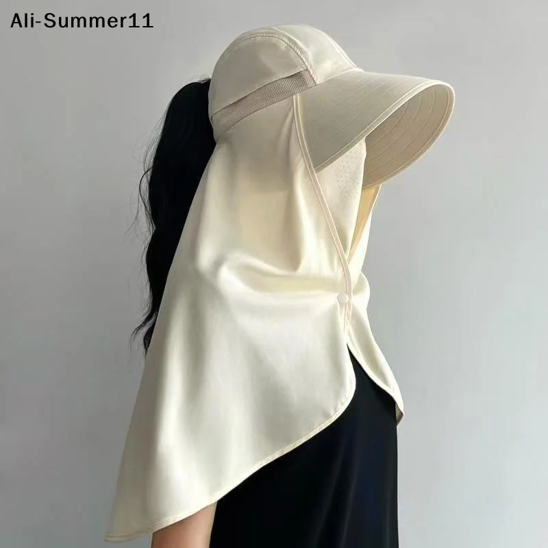 【U11】Multifunktionale Allround-Gesichtsmaske, Sonnenschutzhut, Schal, Sonnenhut, Sommer-Nackenschutz, UV-Schutz, Sonnenhut