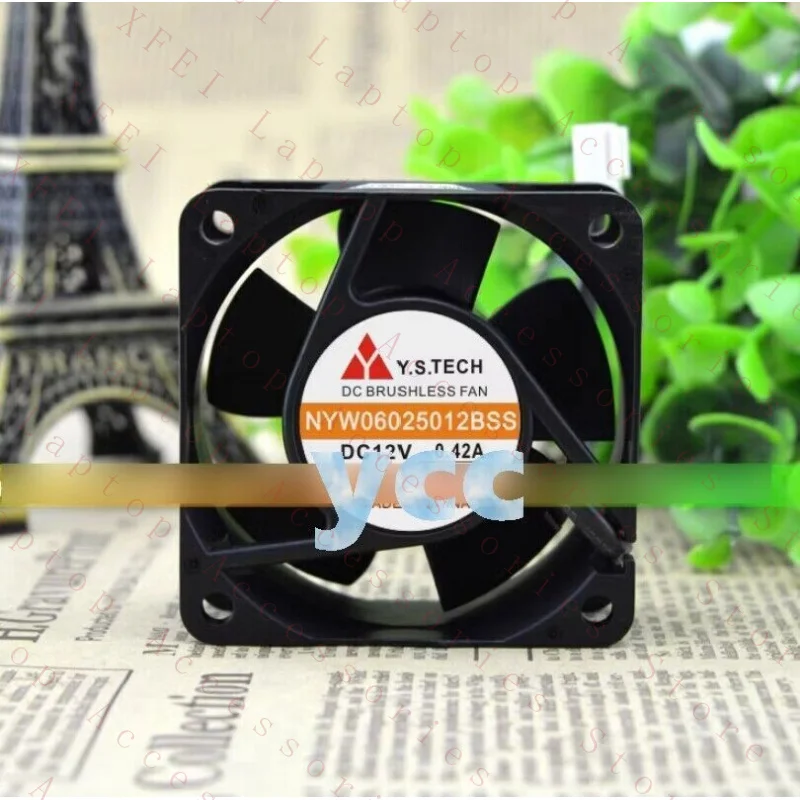 

C NYW06025012BSS 6025 12V 0.42A 6cm dual ball case cooling fan NYW06025012BSS