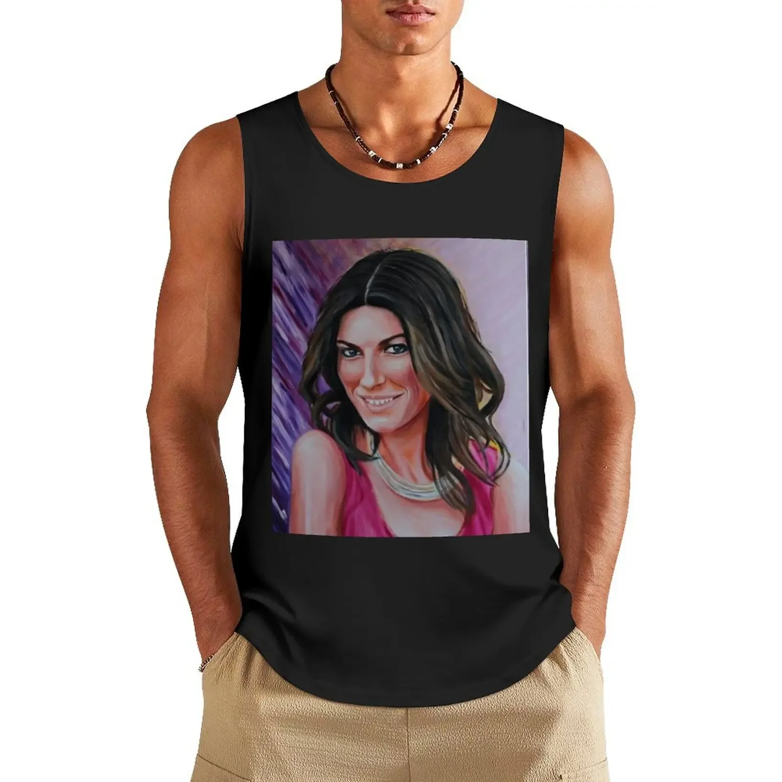 Laura Pausini Tank Top clothes for men best selling products Male vest