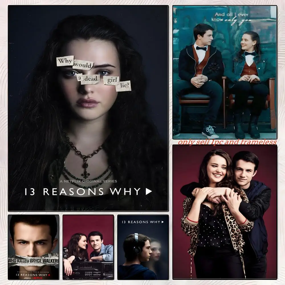 TV 13 Reasons Why TV Series Poster HD Wall Art interior Hallway Home Decoration Holiday Gifts