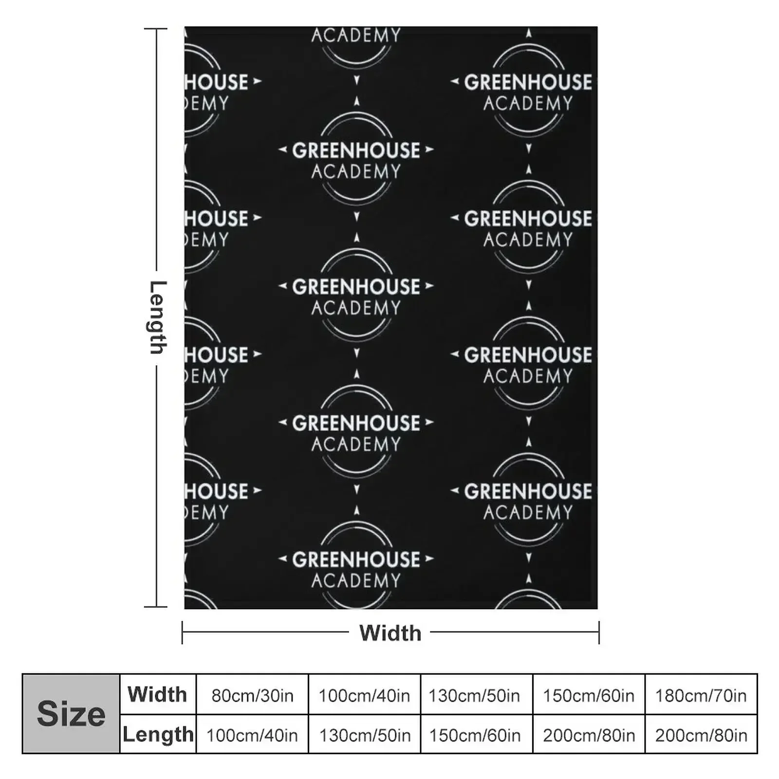 Greenhouse Academy Throw Blanket Beautifuls Beach Blankets For Baby Winter beds Picnic Decorative Sofa Blankets