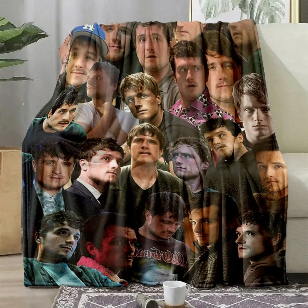 Customize Soft And Comfortable Throw Blankets Featuring Josh Hutcherson, Perfect for Decorating Your Living Room Or Bedroom, Ide
