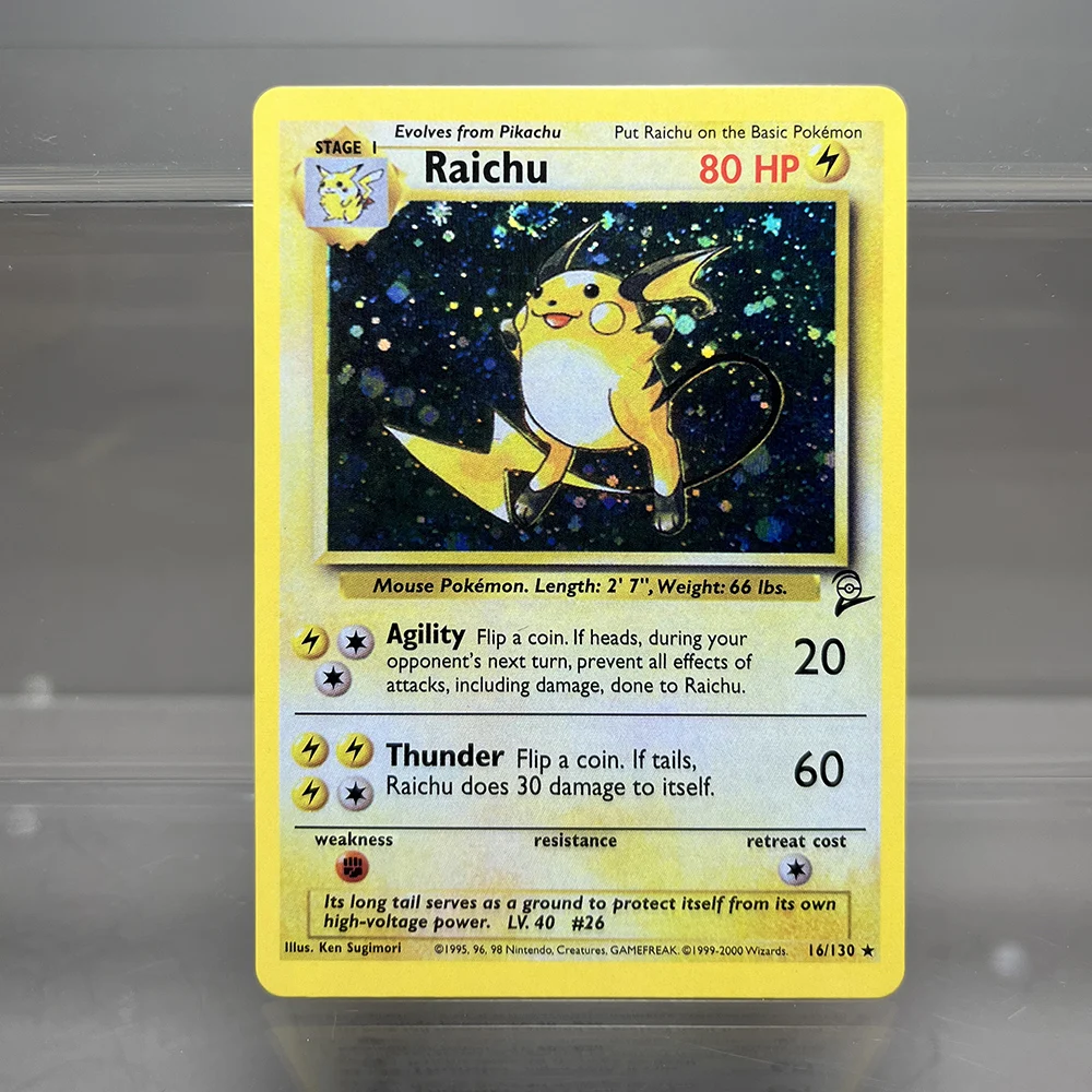 مجموعة قاعدة PKM/بطاقات أبطال الصالة الرياضية بطاقات PROXY Gengar Raichu Nidoking Chansey Moltres PTCG لعبة جمع أوراق اللعب