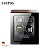 IBBETON 高品質ウォッチワインダー 2 4 6 9 スロット自動時計用マブチモーター LCD タッチスクリーン木製時計セーフティボックス 1