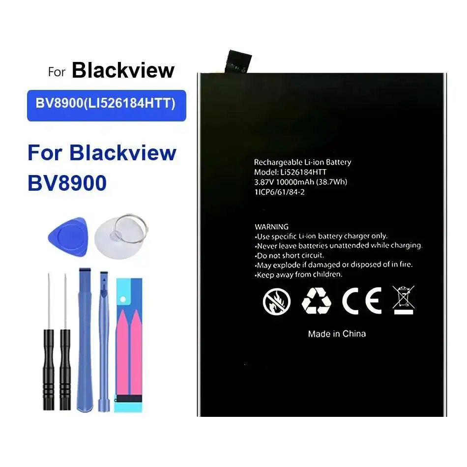 

High-Efficiency 10000Mah For Blackview BV8900 LI526184HTT Mobile Phone Battery