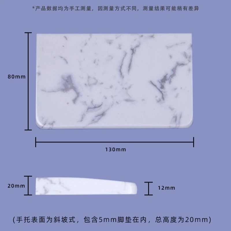 New Quartz Split Keyboard Hand Rest Custom 65% 75% Mechanical Keyboard Wrist Rest Matched Customized Size Wrist Pad Palm Rest