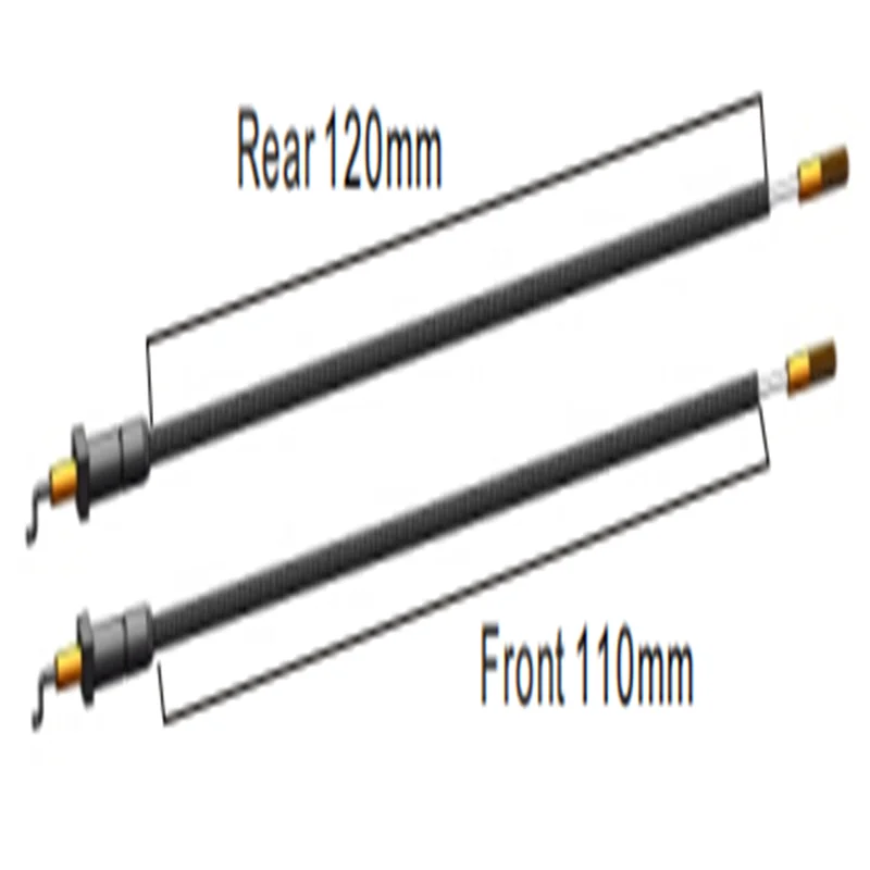 Rgt ex86190 resscuer 1/10 rastreador realista 4wd r/c veículo off-road lc76 modelo carro r86497 frente 110mm/bloqueio traseiro linha diff 120