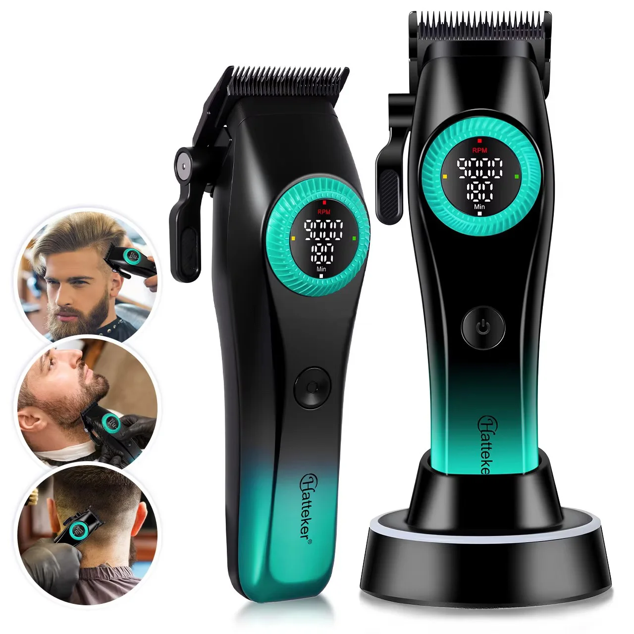 

Профессиональная машинка для стрижки волос G79, 8 насадок, мощный мотор 7000-9000 об/мин, многоскоростная регулировка, зарядная база, 5 уровней регулировки.