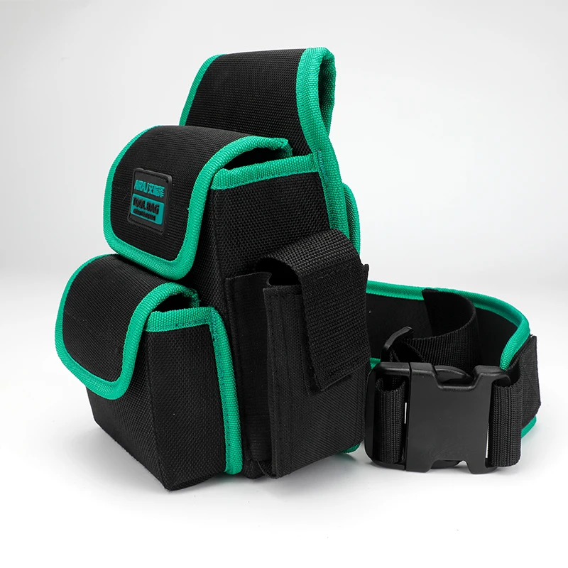 AIRAJ Tool bag multi-pocket oxford cloth wear-resistant thickened electrician's waist bag maintenance special hardware tool bag