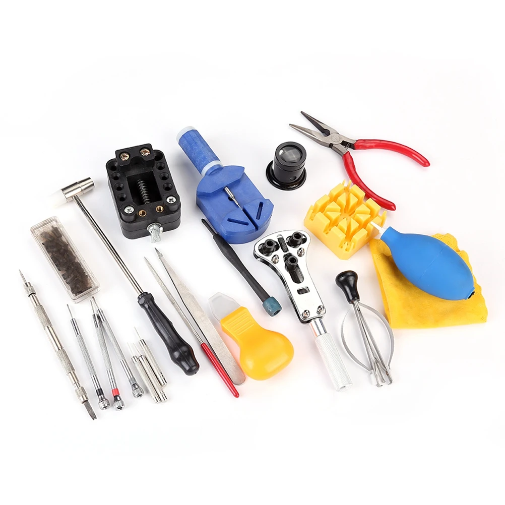 

22pcs Watch Repair Kit Professional Watch Replacement Spring Bar Tool Set Link Remover Watch Band Pin Back Case Opener T