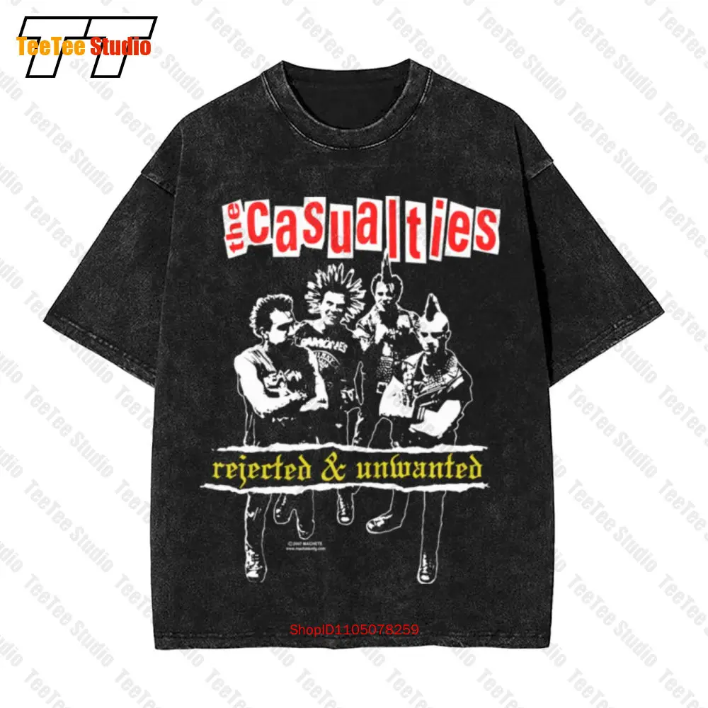 

The Casualties Rejected Unwanted American Ny Punk Vintage Oversized T-Shirt TWQJ