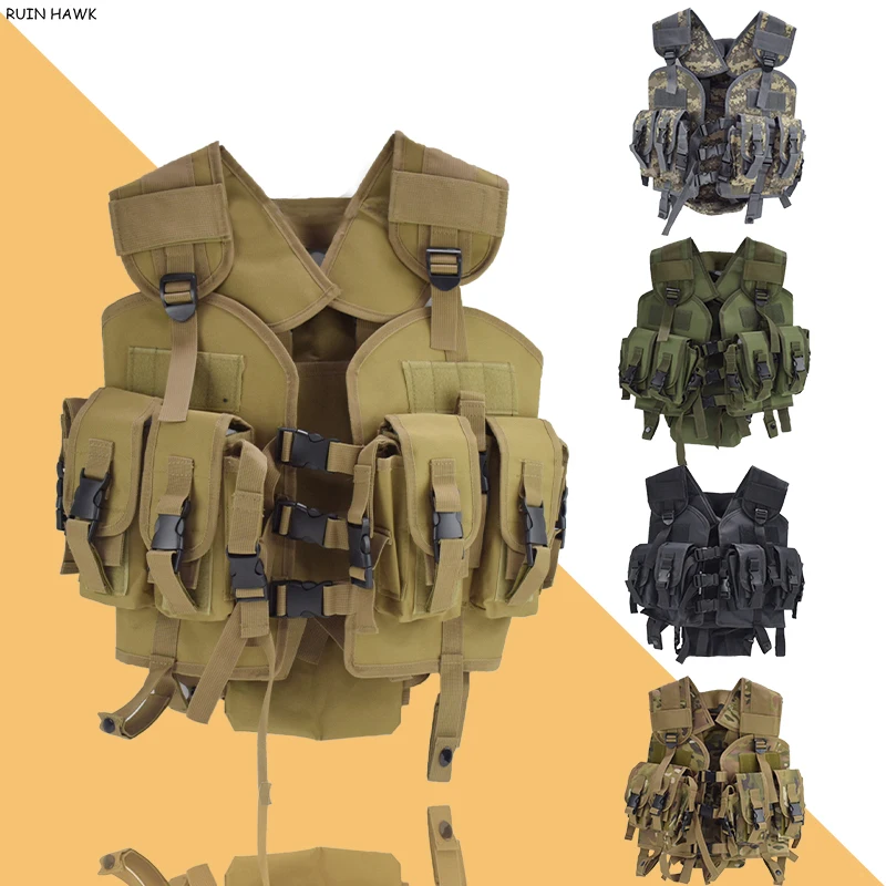 Tactical vest used for Airsoft color bulletproof vest camouflage military outdoor hunting vest