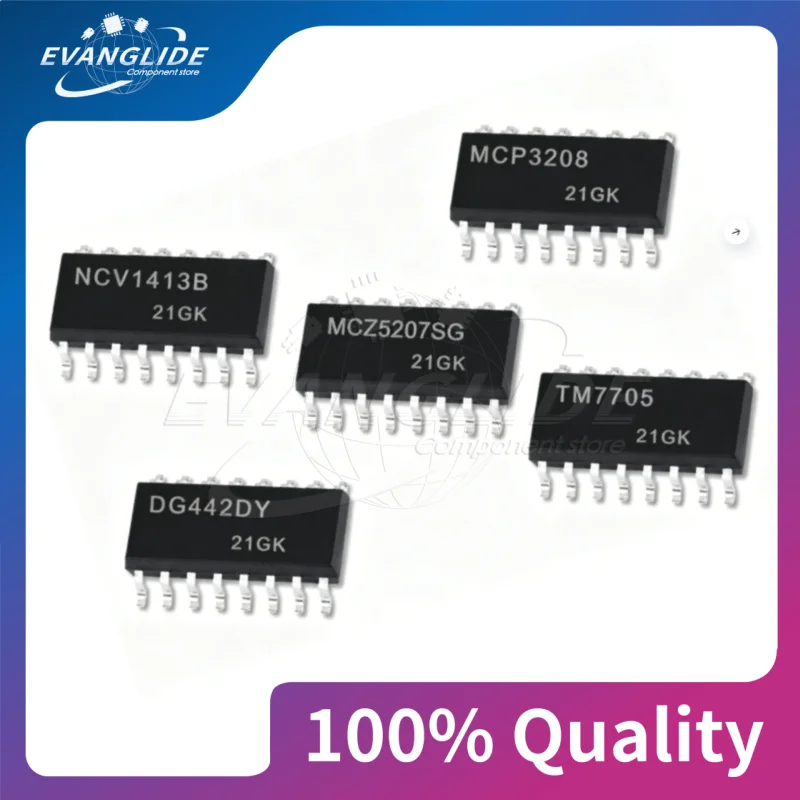 2 PCS/LOT MCZ5207SG MCZ5207SG SOP16 ICS TM7705 NCV1413B DG442DY