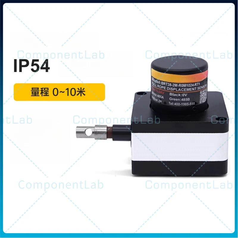 For Burrett IP54 Mini Pull Wire Displacement Sensor Linear Encoder Electronic Ruler Explosion‑proof Waterproof Analog Output