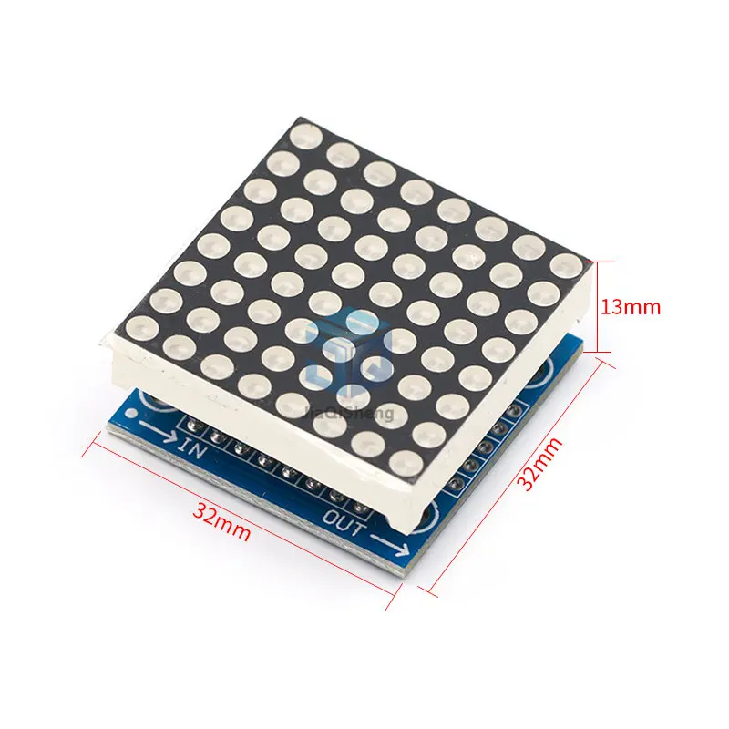 MAX7219 Dot Matrix Module Microcontroller LED Module Display Module MAX7219 DIY Kit