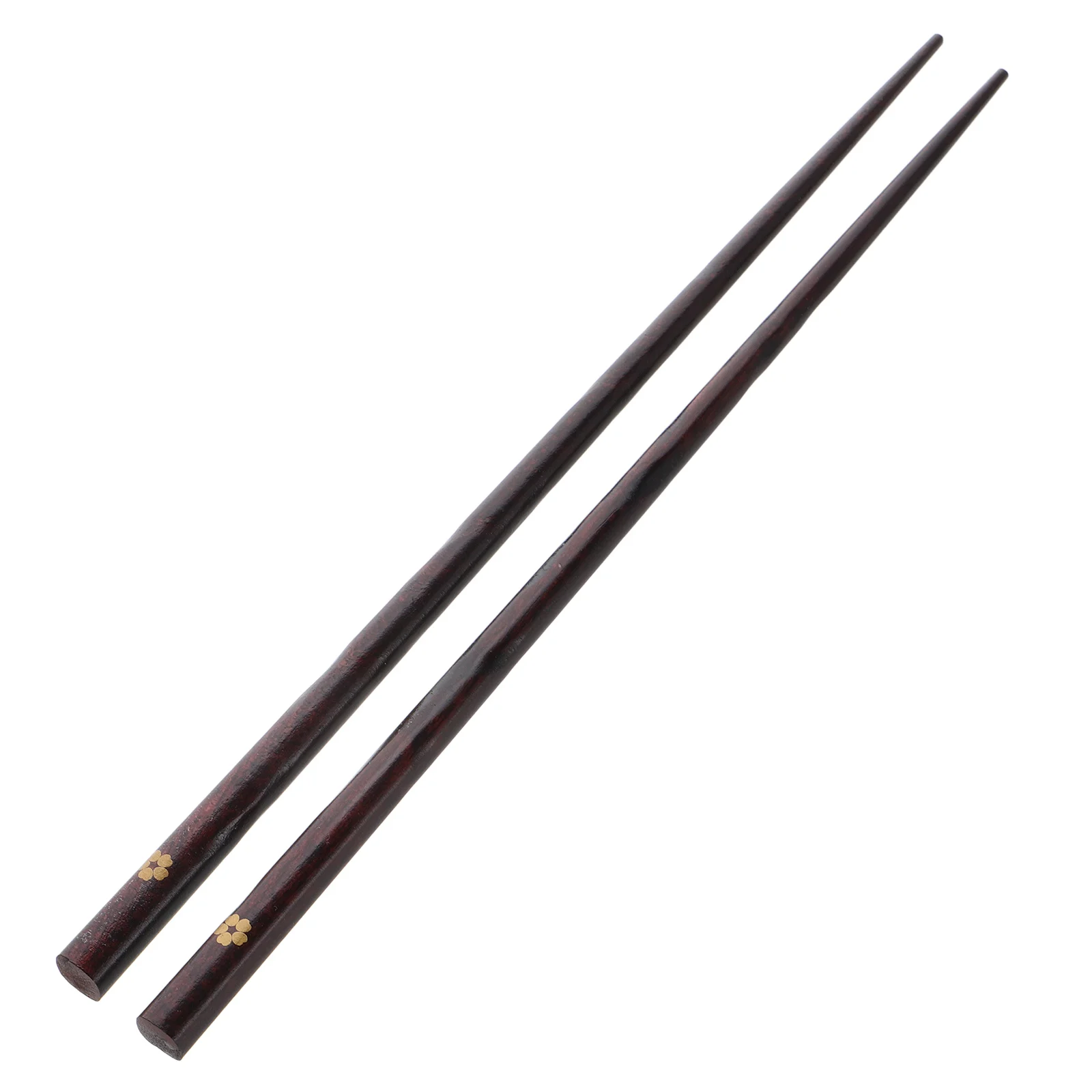 

Japanese Sakura Wooden Chopsticks Reusable Long Cooking Bamboo Kids Adults Golden Flower Design Pho Gyoza Sashimi Rice
