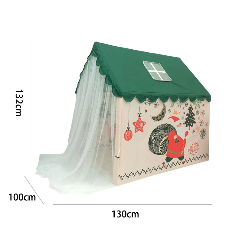 Tenda portatile per bambini grande spazio tenda per bambini Baby Kids Play Teepee tende Christmas Playhouse Toys Gift For Children Room Decor