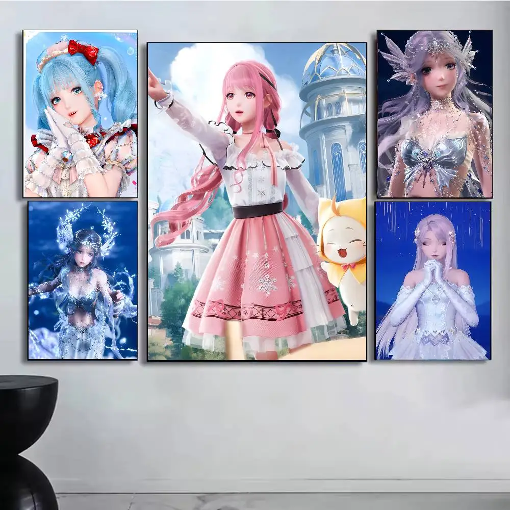 فيديو لعبة I-إنفينيتي نيكي ملصق فني ذاتي اللصق ملصق مضاد للمياه مقهى غرفة النوم جدار ديكور #5