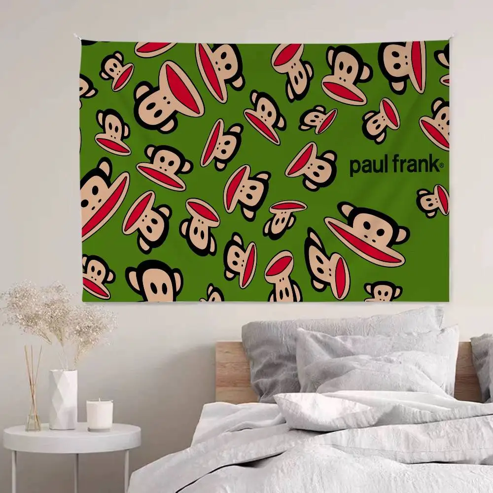 Logo P-Pauls F-Frank Anime Tapestry Hanging Tarot Hippie Wall Rugs Dorm Home Decor