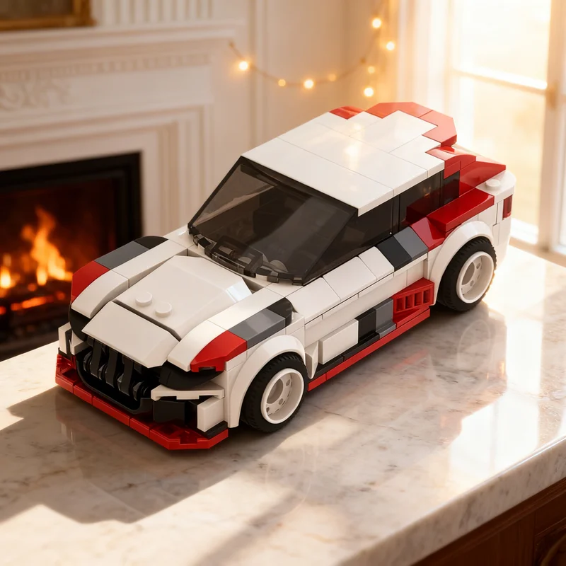 

322pcs MOC Audiee RS6 GT City Champions Model Building Blocks Construction Christmas Gifts Toy Creative DIY Idea Assemble Toys